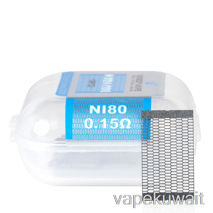 لفائف صفائح شبكية Vandy Vape M (10 ورقات) لفائف M V2 Rda - 0.15ohm Ni80 (10 قطع) نظام Vape Pod
